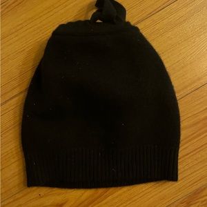 James Peres cashmere tie beanie